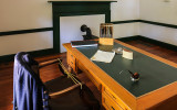 Ulysses S. Grant desk in his office in White Haven in Ulysses S. Grant National Historic Site