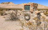 Memorial in the cemetery in the Rhyolite Historic Townsite