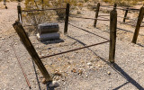 Clayton gravesite from 1905 in the Rhyolite Historic Townsite