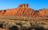 The Seven Sailors formation in Valley of the Gods 