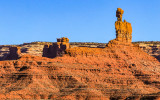Balanced Rock on the west side in Valley of the Gods