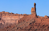 Balanced Rock in the early evening in Valley of the Gods