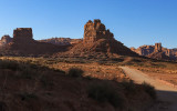 Sunset paints the landscape in Valley of the Gods