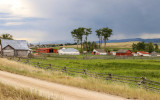 Outlying view of the ranch in Grant-Kohrs Ranch NHS