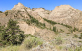 Rugged landscape in the Stafford Ferry area in Upper Missouri River Breaks NM