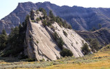 Granite formation in the Stafford Ferry area in Upper Missouri River Breaks NM