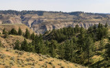 View from Lower Two Calf Road into the river valley in Upper Missouri River Breaks NM