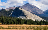 Lembert Dome from across the Tuolumne Meadows in Yosemite National Park