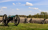 A cannon on the battlefield in Gettysburg NMP