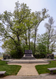 The Corpse of Trees and memorial near the Confederate High Water Mark in Gettysburg NMP