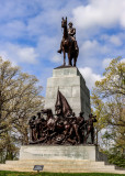 The Virginia Memorial topped by Confederate Commanding General Robert E. Lee in Gettysburg NMP