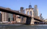 Manhattan and the Brooklyn Bridge from the NYC Boat Tour