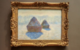 Haystacks (Effect of Snow and Sun) (1891) Oil on Canvas  Claude Monet in The Met Fifth Avenue