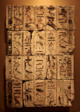 False Door from the Tomb of Bakenrenef (610 B.C.) Limestone  Egypt in The Met Fifth Avenue