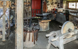 Blacksmith shop tools and equipment in Hopewell Furnace NHS