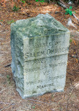 Stone marker commemorating the Battle of Salem Church in Fredericksburg - Spotsylvania Co NMP