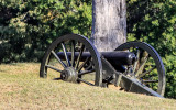 Cannon on the battlefield in Vicksburg NMP