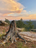 Mogollon Rim : Sunset to the East