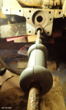 Pulling MF265 axle pivot pin