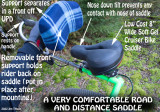 Bike Saddle with Front Support Details