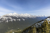 Mount Rundle and Sulphur Mountain Upper Gondola Station