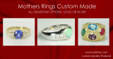 Mothers Rings, Custom Silver Or Gold Ring For Mother 