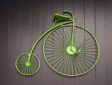 19 October 2021 - penny farthing on the wall