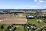 aerial shot of Ohau looking North