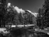 P4010596 - Half Dome, Merced River, Winter Yosemite Valley.jpg