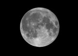 Pleine Lune, noir et blanc