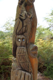 Maori statue. Not sure what was put in their eyes but it certainly caught my attention.