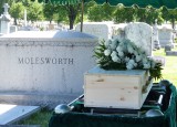 Richs wife Beth had chosen a beautiful pine casket