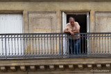 Man On Balcony Latin Quarter 150838
