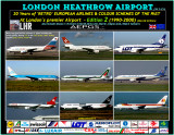 London Heathrow - European Airlines from the past 1990's-2010's (Retro Vol 2) Out Nov. 2021. £33.99