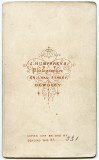 Victorian CDV Carte de Visite Photo