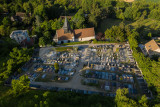 Eglise Sainte Radegonde et cimetire de Giverny