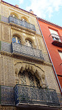 Wrought Iron Balconies, Malaga, Spain.