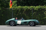 1958 Aston Martin DBR1, being driven by museum curator Kevin Kelly. (4605)