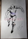 1.	Wolverine  11x17 - Herb Trimpe - Pencil/Ink . 