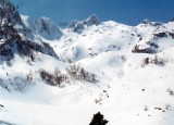 L'itinéraire pour gagner le col de Laraillé à ski