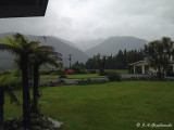 Franz Josef on a rainy day