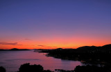 Kroatië zonsondergang.