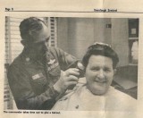 Lt. Col. Quirk, Commander 1970-1971, Cutting Hair