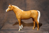 Beswick horse - Arab Bahram 1771 in palomino gloss