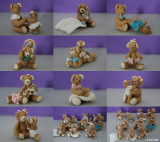 Lyns Tiny Corner teddy bear family