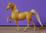 Breyer Little Bits Paddock Pal Saddle Club Saddlebred - palomino