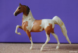 Breyer Little Bits Paddock Pal Saddle Club Saddlebred - bay pinto