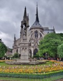La cathdrale Notre-Dame de Paris.
