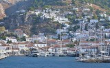 Hydra, the entrance of the port.