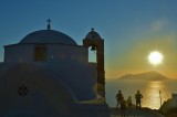 Sunset at Plaka, Milos.